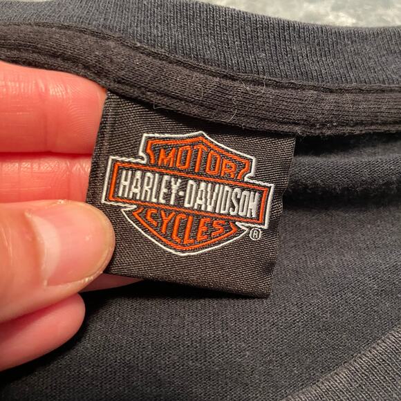 Vintage West Maui Harley Davidson Tee Shirt Mens Large Surfboard Wave Hawaii Y2K - Picture 3 of 10